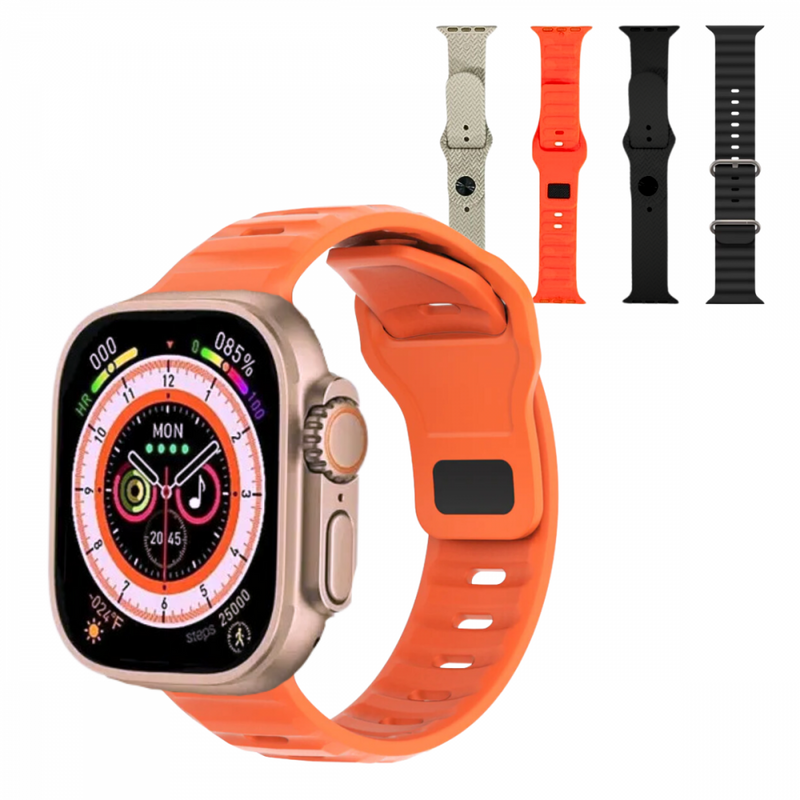 Relógio Inteligente Smartwatch 49mm com 04 Pulseiras W9 ULTRA Marca: Eletromex